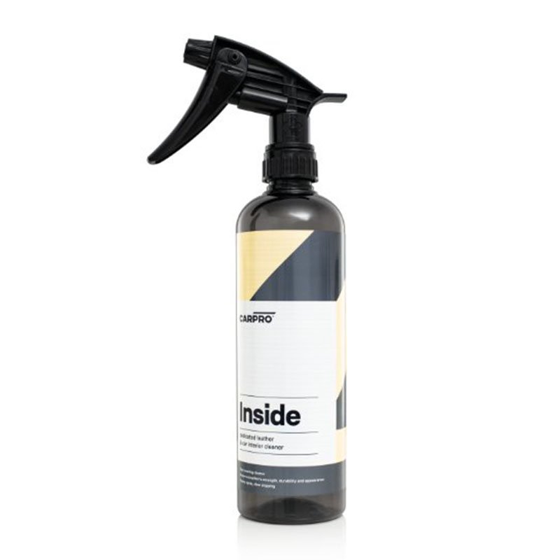 CarPro, Inside, Limpiador dedicado para piel, alcántara y vinil, 500 ml.