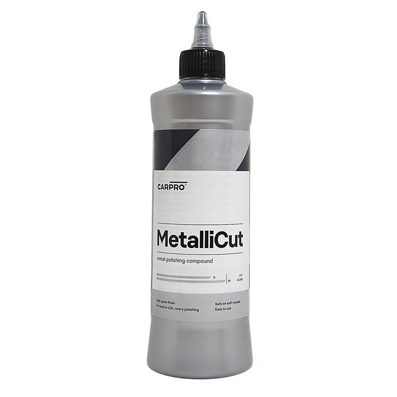 Carpro, MetalliCut, crema pulidora y abrillantadora de metales, 500 gr.