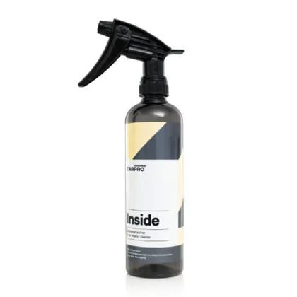 CarPro, Inside, Limpiador dedicado para piel, alcántara y vinil, 500 ml.