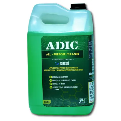 NANOSOL ADIC, APC concentrado, para telas, plasticos, vinil, gomas, 3.5 lts.