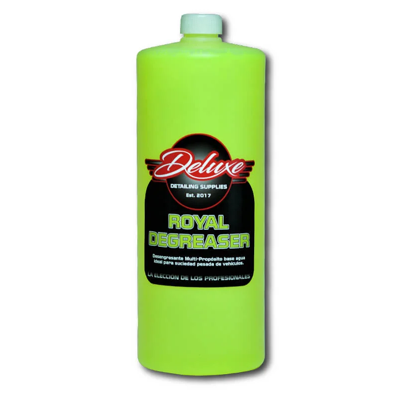 Deluxe, Royal Degreaser, desengrasante concentrado biodegradable base agua 1 lt.