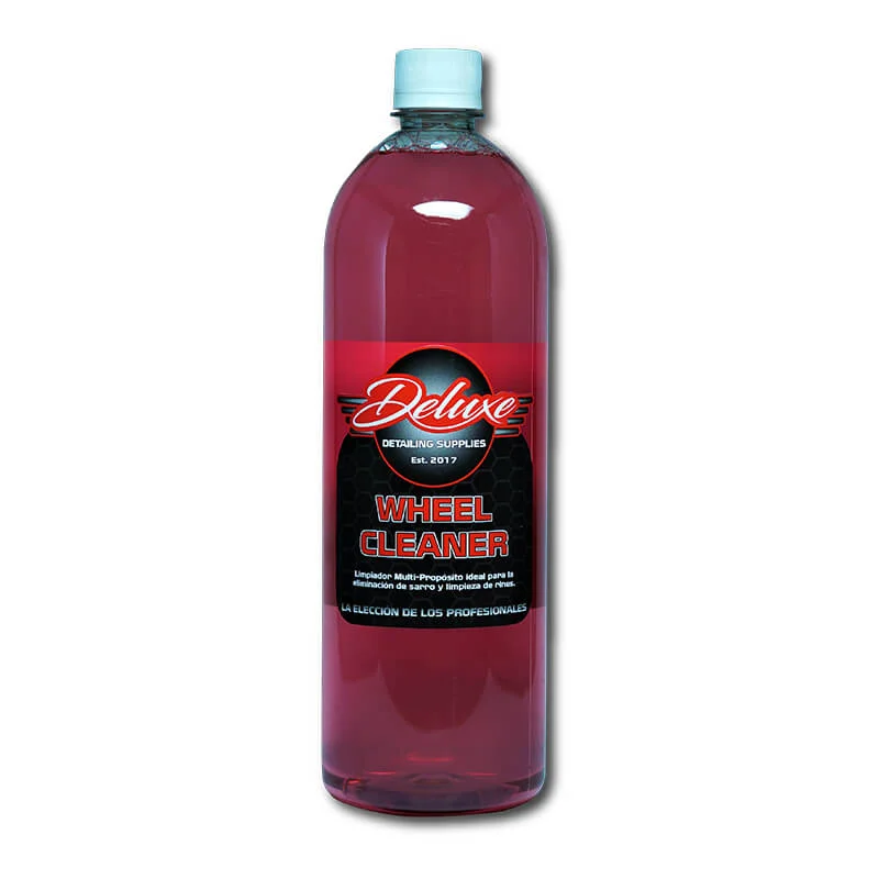 Deluxe Detailing, Wheel Cleaner, Limpiador de Rines, elimina sarro, 1 lt.