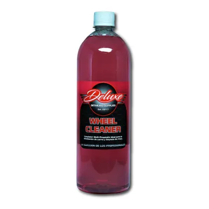 Deluxe Detailing, Wheel Cleaner, Limpiador de Rines, elimina sarro, 1 lt.