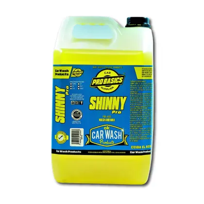 ProBasics, Shinny Pro, shampoo neutro altamente concetrado, agradable aroma y alta espuma 5 Lt.