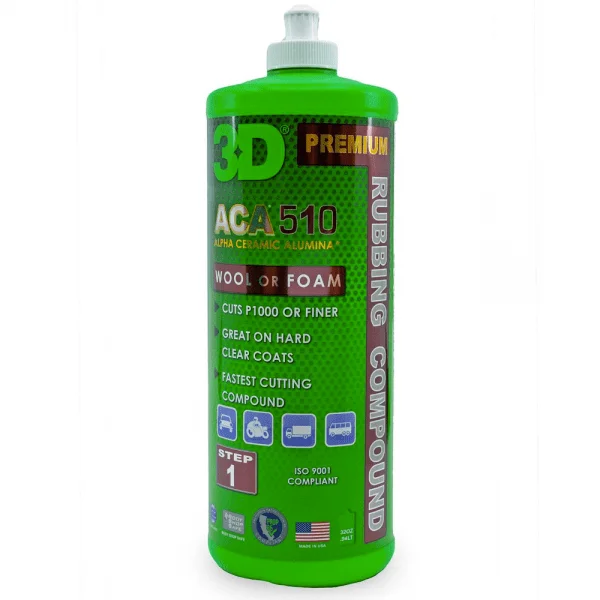 3D ACA 510 Premium Rubbing Compound, 32 oz. 