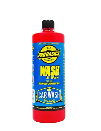 Probasics Wash &amp; Wax , shampoo con carnauba, 1 lt