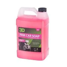 3D Pink Car Soap, shampoo Neutro Concentrado