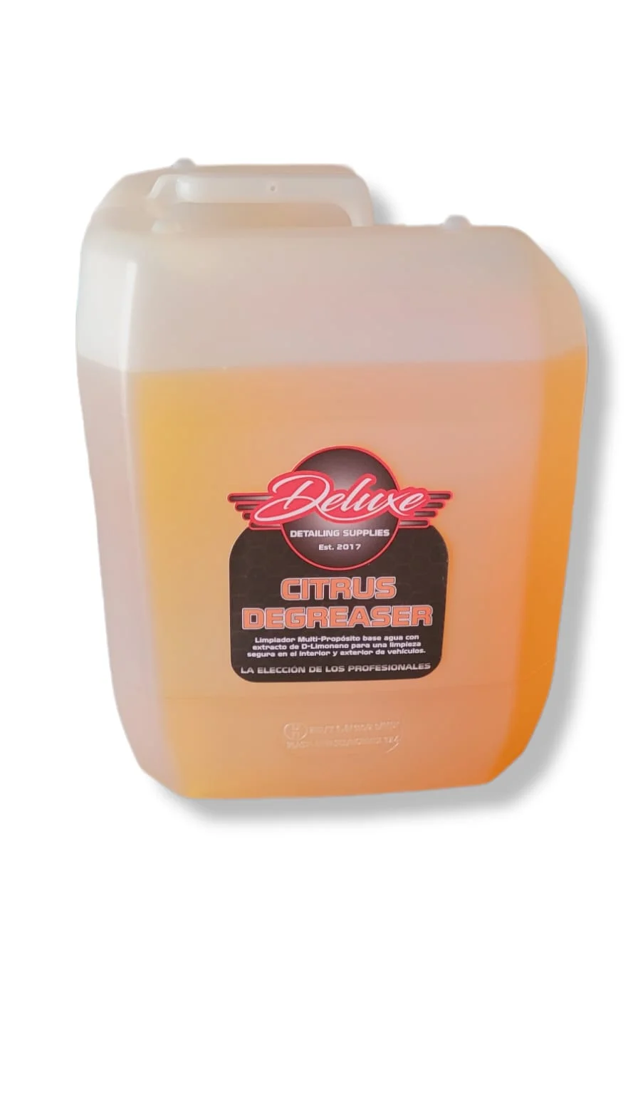 Deluxe Detailing, Citrus Degreaser, APC Base Cítrico, 5 Litros, galon