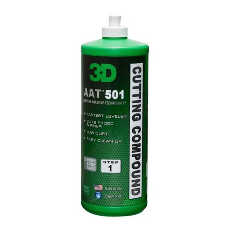 3D AAT 501 Cutting Compound - Pulimento De Alto Corte 1 litro.