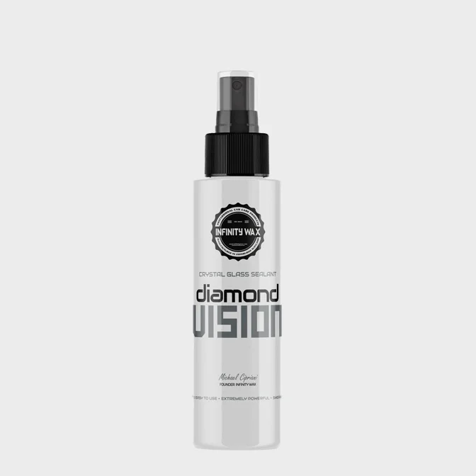 Infinity Wax, Diamond vision,crystal glass sealant, sellador y protección para cristales,250 ml