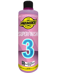 Probasics, Super Finish 3 Hypergloss, Pulimento de abrillantado o paso final , 250 Ml