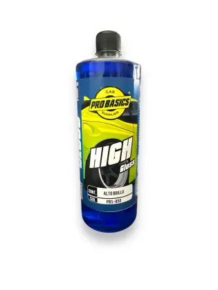Probasics, high Gloss, acondicionador para plásticos y hules exteriores, 1 litro
