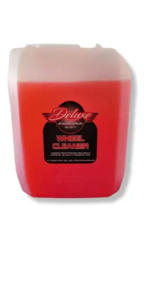 Deluxe Detailing, Wheel Cleaner, Limpiador De Rines, Elimina Sarro, galon 5 Lt.