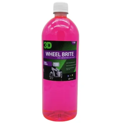 3D, Wheel Brite, Limpiador De Rines, No Ácido, Concentrado, Litro