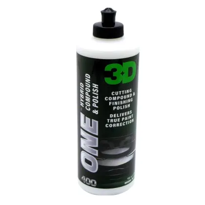 3D, ONE Corte, Pulido Y Abrillantado, 16 oz
