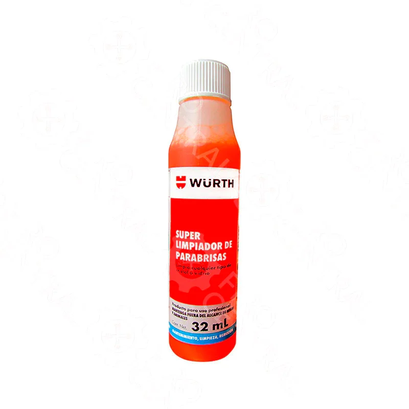 WÜRTH, SUPER LIMPIADOR DE PARABRISAS CONCENTRADO,  32ML 