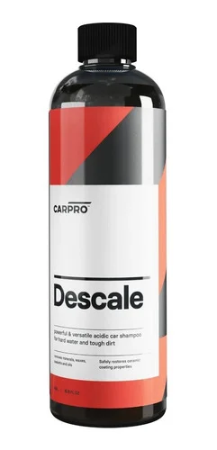 CarPro, Descale, Champú Concentrado De Prelavado Base Acido Neutralizado, 500ml