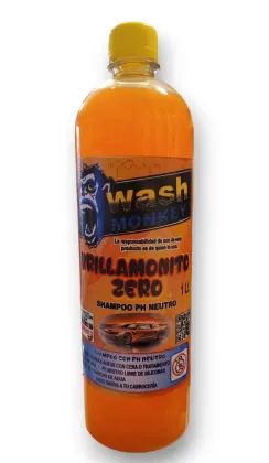 Wash Monkey, Brillamonito Zero, Shampoo pH neutro, 1 litro