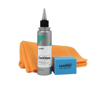 CarPro, Ceriglass, kit Pulimento para cristales, toalla y aplicador, 150 ml. (5 oz.)