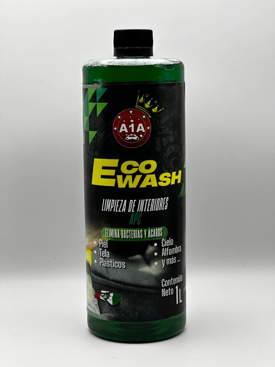 A1A, Eco Wash, Limpiador de Tapicerías en Seco, 1 litro