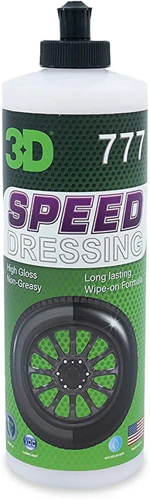 3D, Speed Dressing, Abrillantador de Neumáticos,16 oz 
