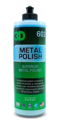 3d, Metal Polish, pulimento para metales,  16oz 
