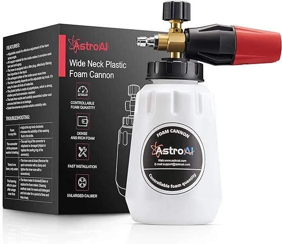 ASTRO, Espumadora Profesional para uso con hidrolavadora, Foam Cannon 