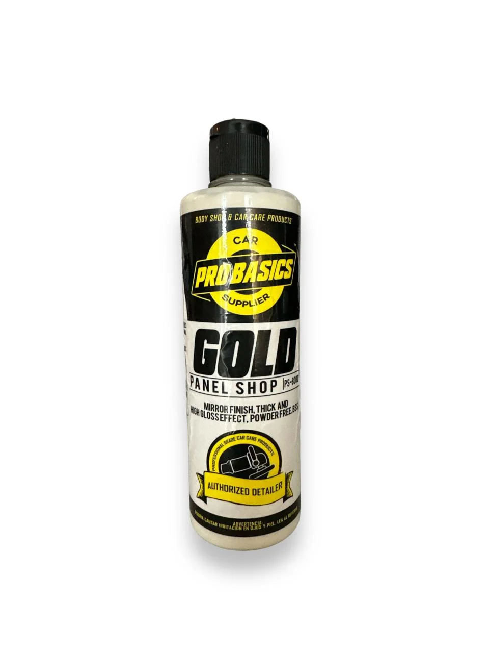 Probasics , Panel Shop Gold, Abrillantador base agua, sin ceras y silicones, 500 ml.