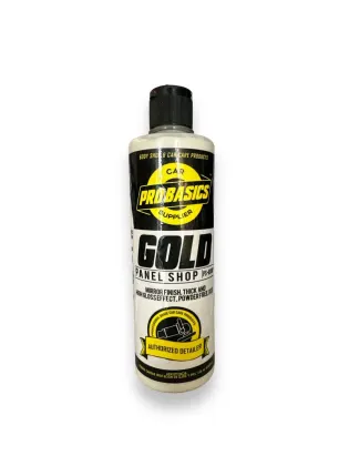 Probasics , Panel Shop Gold, Abrillantador base agua, sin ceras y silicones, 500 ml.