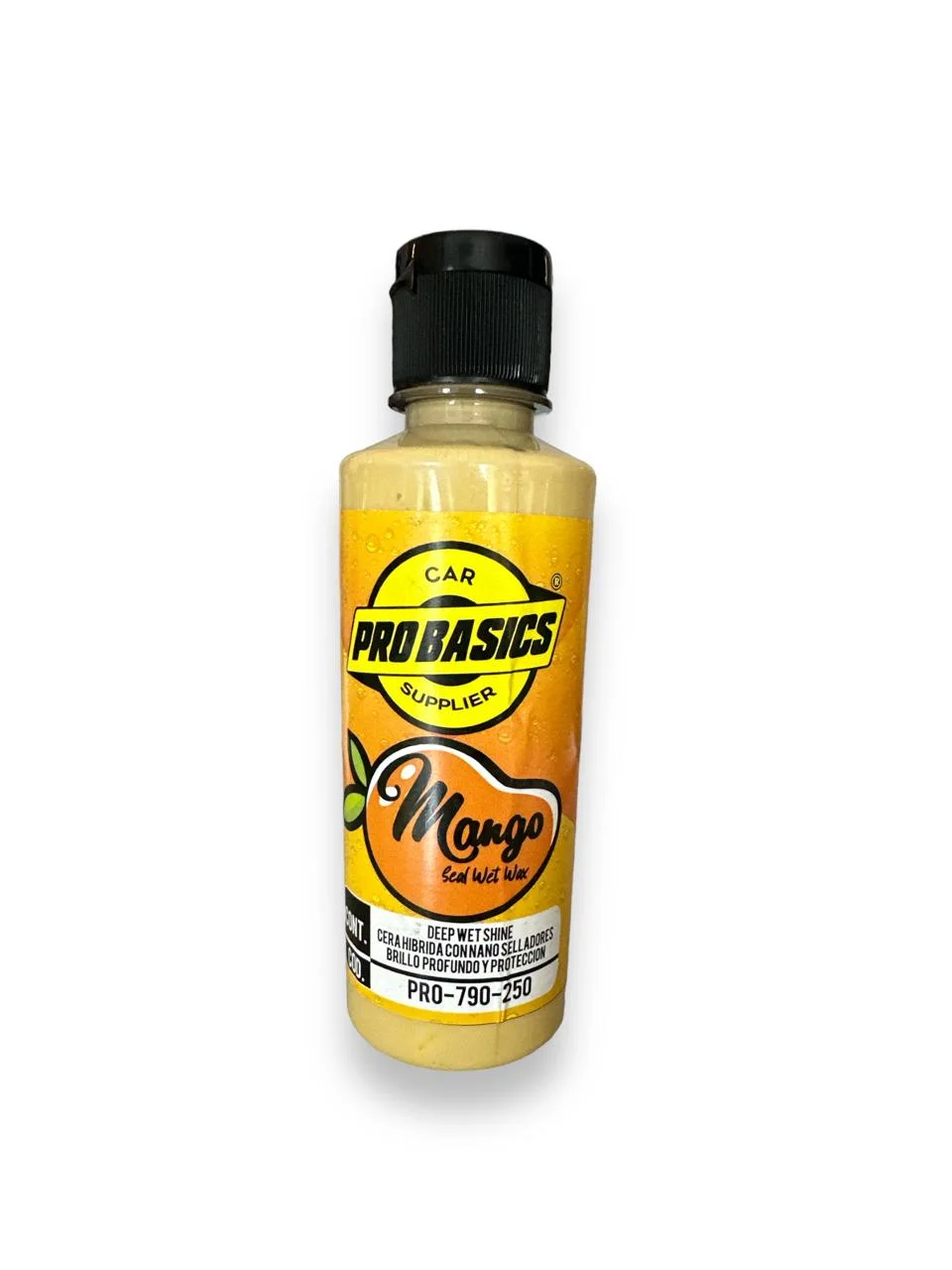 Probasics, Mango Aeal Wet Wax , cera hibrida con Nano Selladores, 250ml.