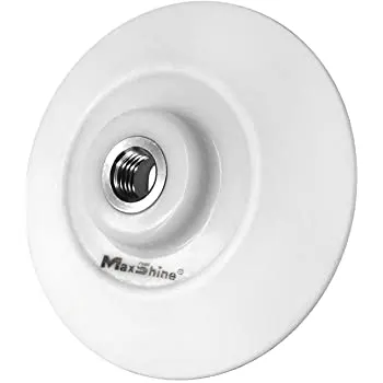 Maxshine, respaldo para rotativa, 6'' rosca 5/8