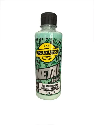 Probasics, Metal Polish , pulidor de rines, metales, cromos etc. 250 ml.