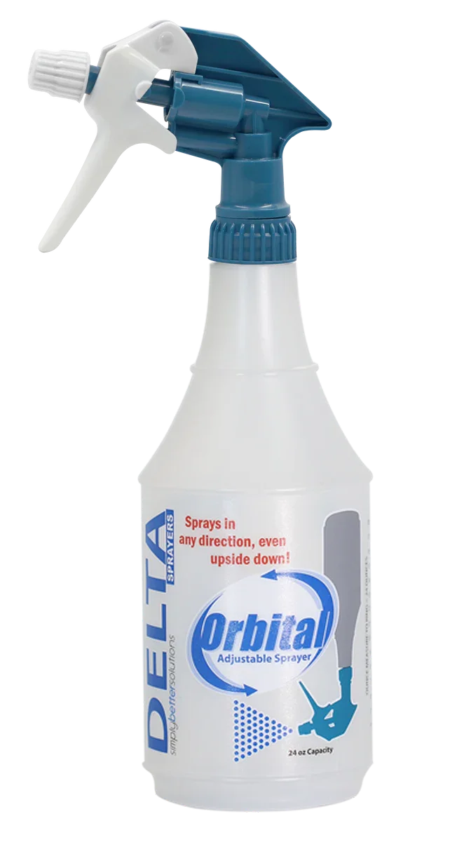 Atomizador Delta Orbital, 24 oz con medida y diluciones en oz