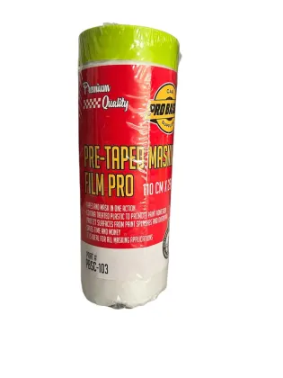 PRE-TAPED MASKING FILM PRO, 110 cm x 25 mts.