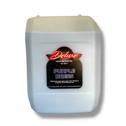 Deluxe Detailing. Purple Dress, acondicionador premium para plasticos. 5 litros