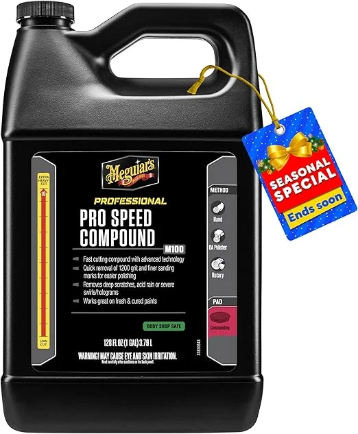 MEGUIARS M100 , Pro Speed Compound, pulimento de alto corte, GALON