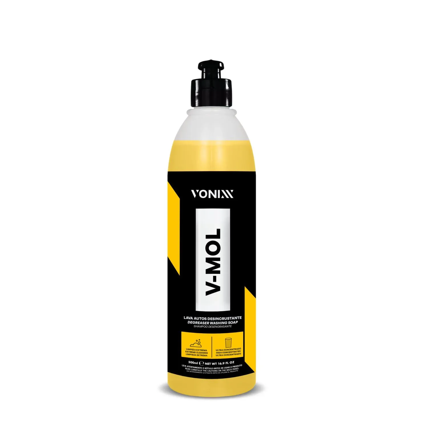 VONIXX V MOL , shampoo desincrustante desengrasante concentrado 500 ML