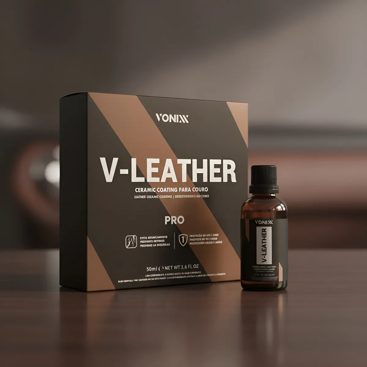 VONIXX V- LEATHER PRO, ceramico para piel y cuero , 50 ml