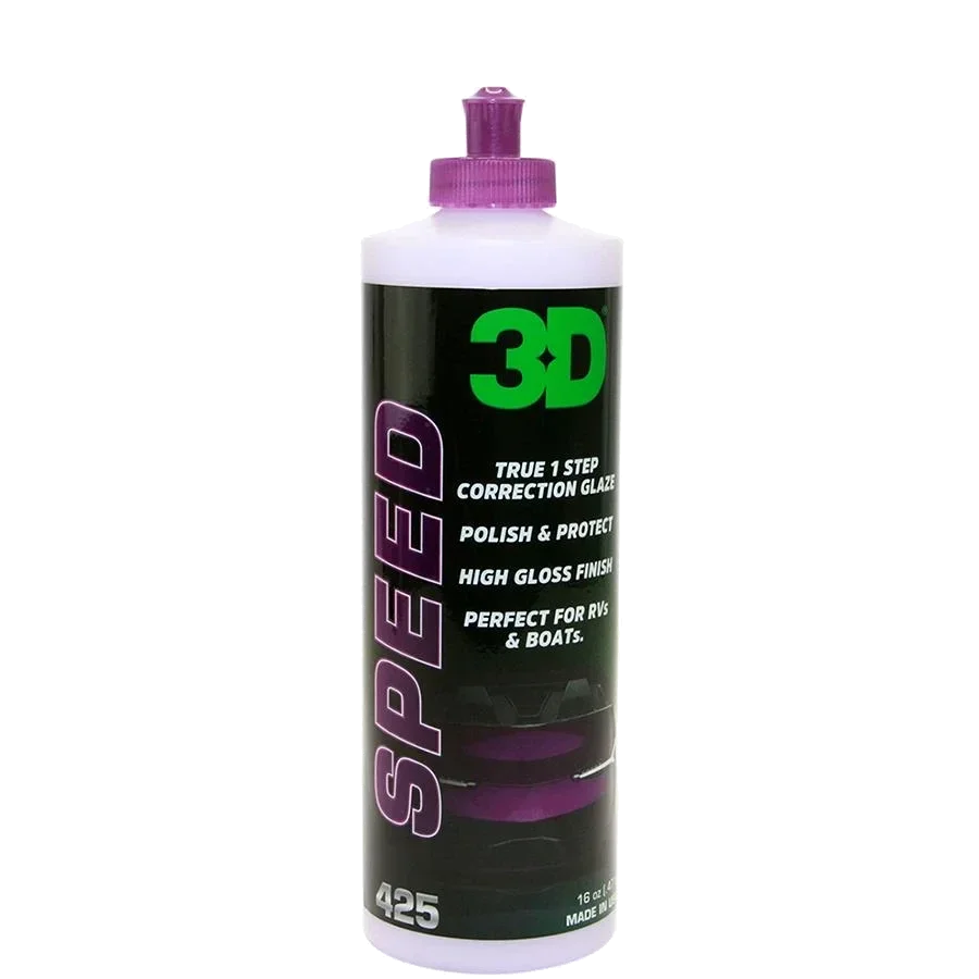 3D, SPEED, Pulimento 3 En 1, Pule, Abrillanta Y Encera. 8 Oz