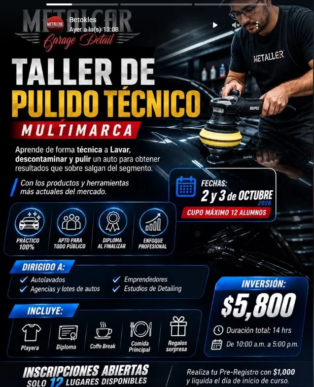 Taller de Pulido Técnico